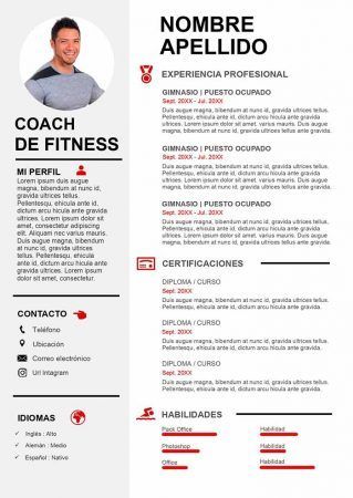 Ejemplo de Currículum de entrenador personal + Guía y consejos